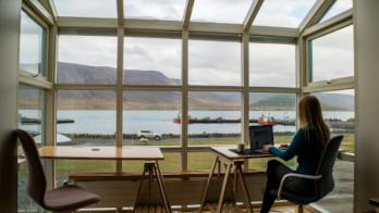 Remote Working in Iceland Self-Portrait