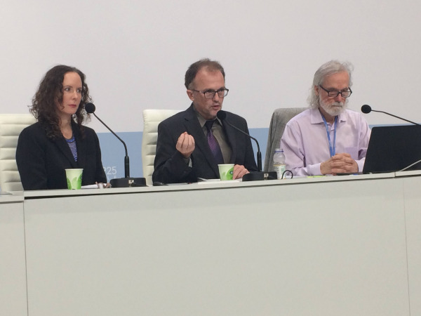 Regina, Paul and Peter at COP25 in Madrid